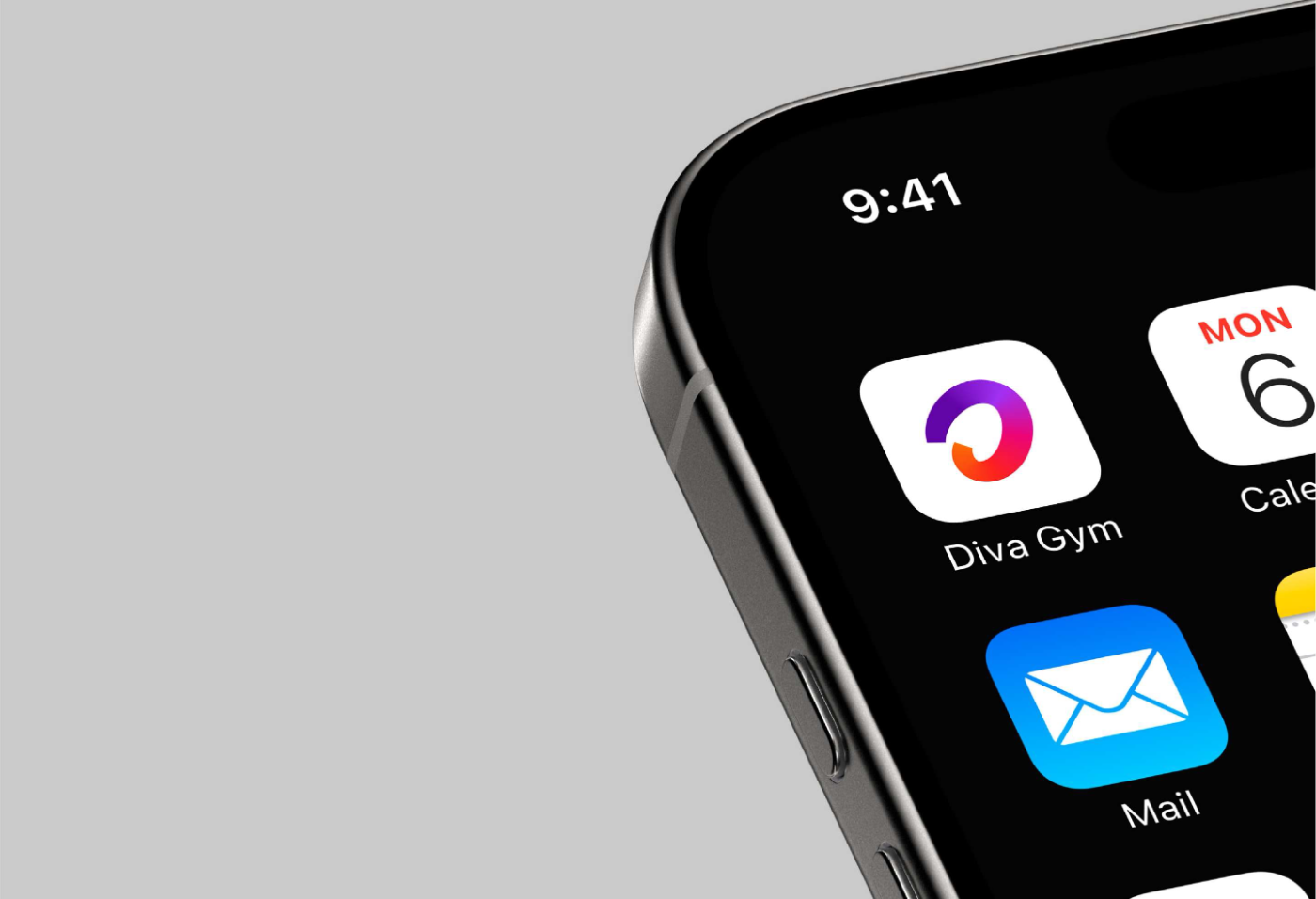 Diva Gym mobile app